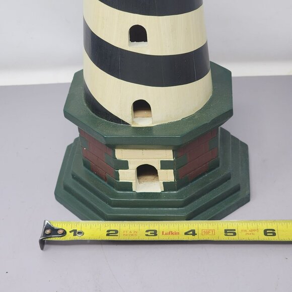 Heritage Mint Nautical Collection 13"‎ Candy Cane Lighthouse Decorative Figurine - Picture 9 of 16